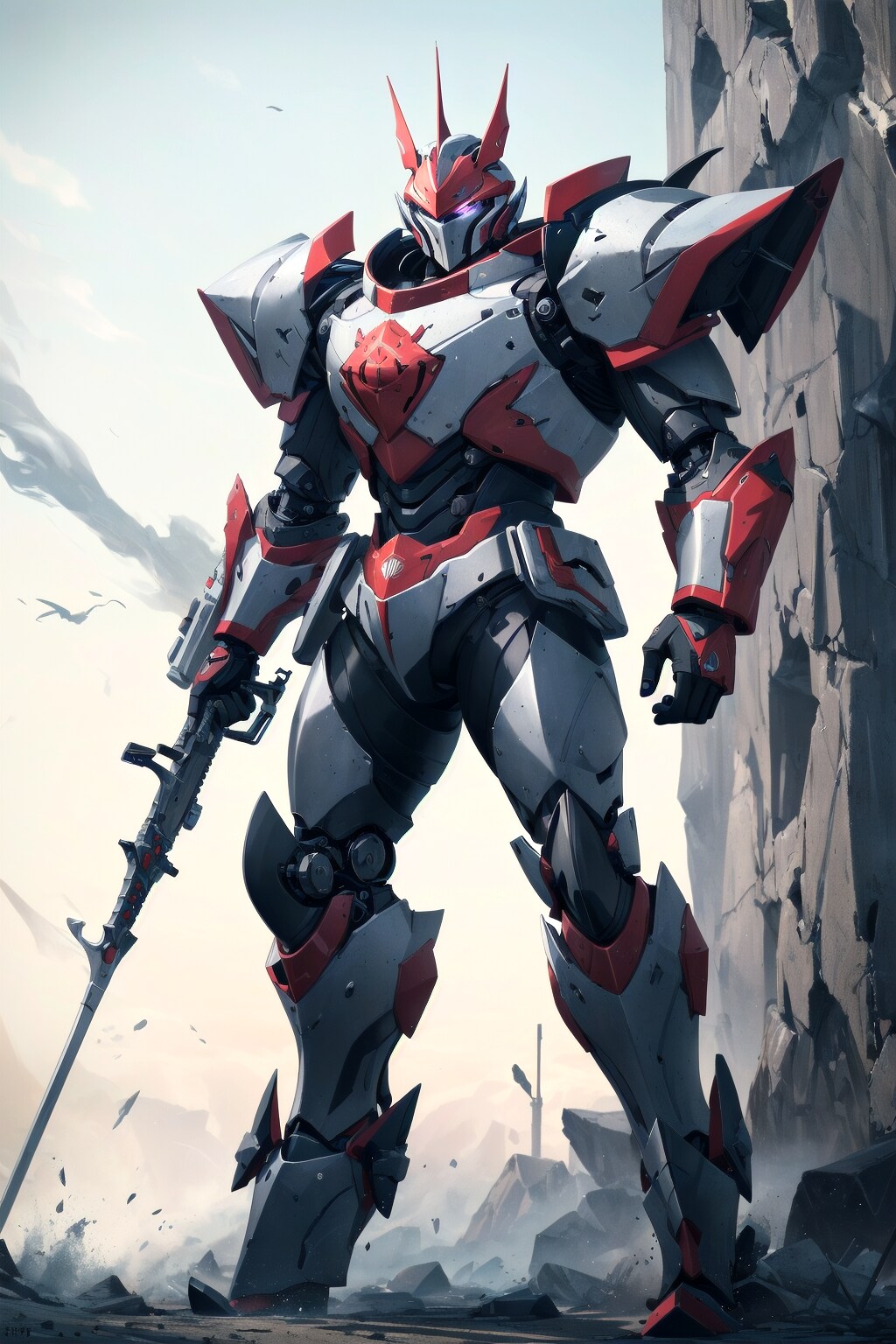 完全機械の… 頭、顔、体、腕、足にすればとりあえず人肌は出なくなる。頭はフルフェイスヘルメットがいいかも