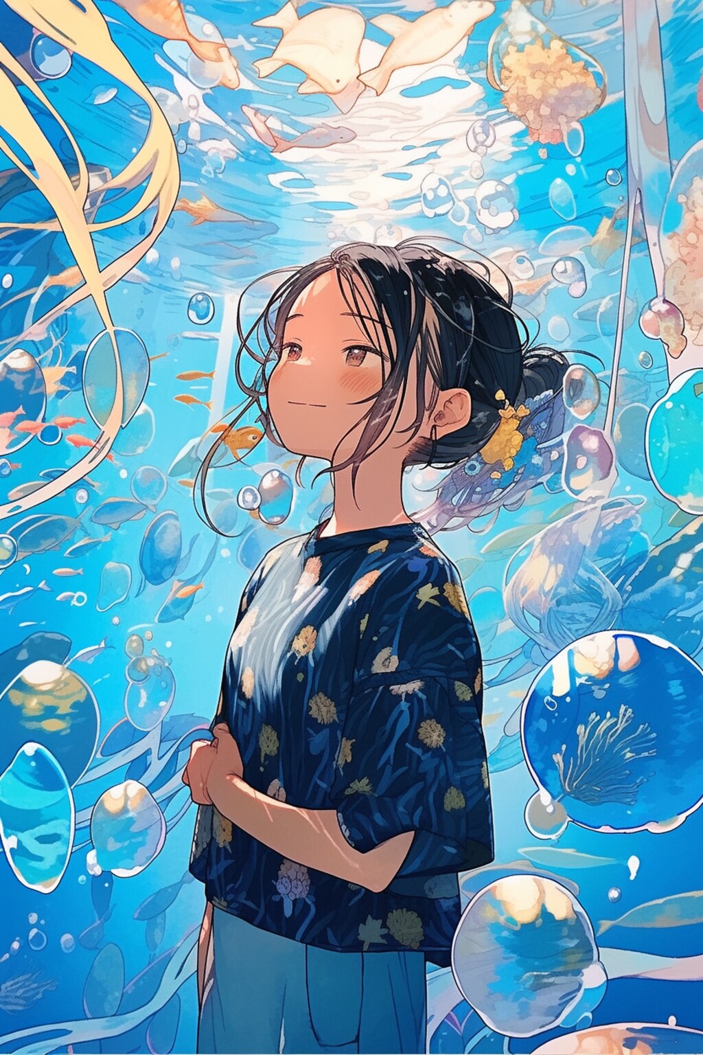 ゴーグル着け忘れちゃっても笑顔の姉さん