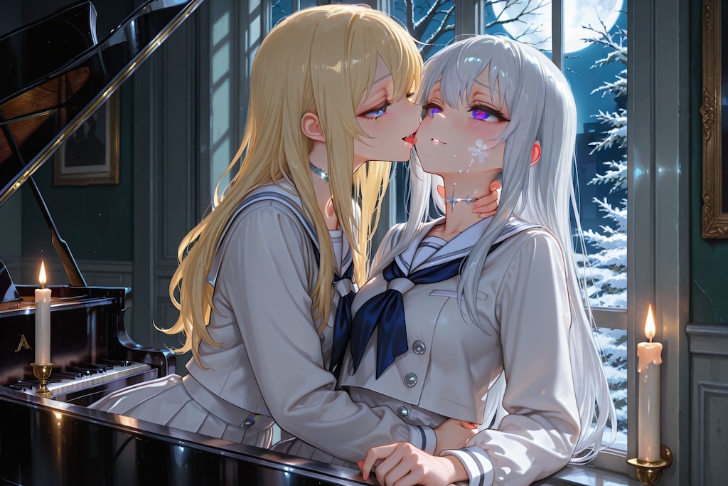 全寮制女学園の夜《ちちぷい生成機能版》