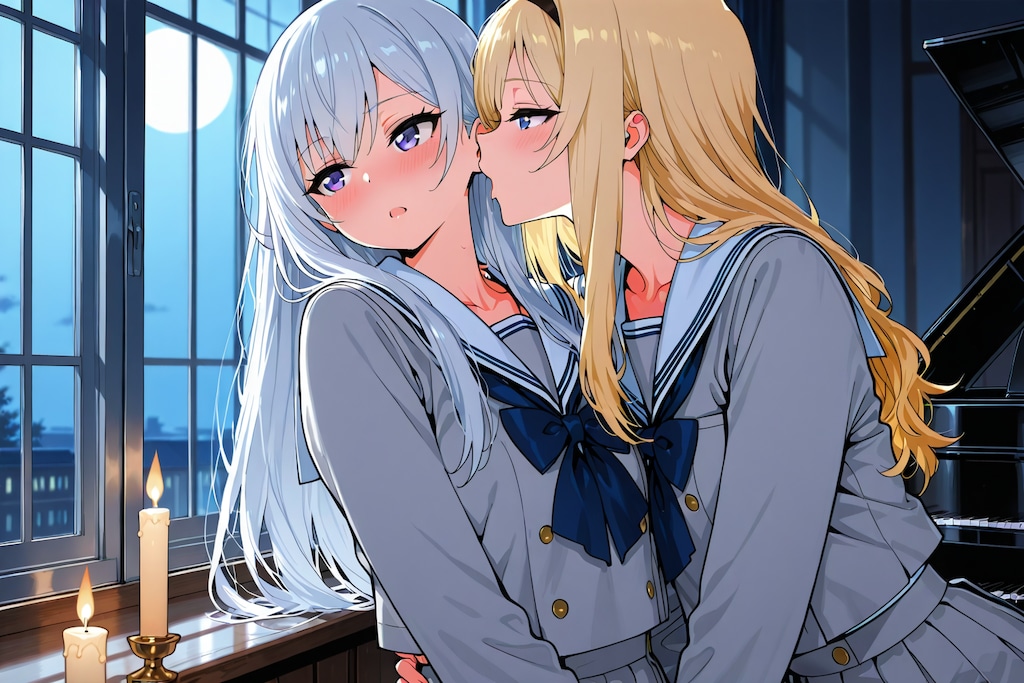 全寮制女学園の夜《ちちぷい生成機能版》