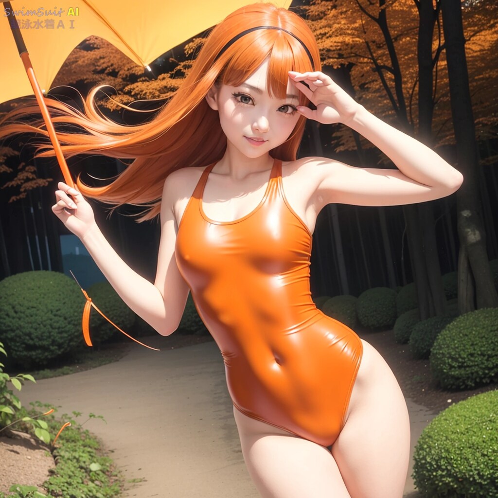 競泳水着ハロウィンの彼女達【８枚】