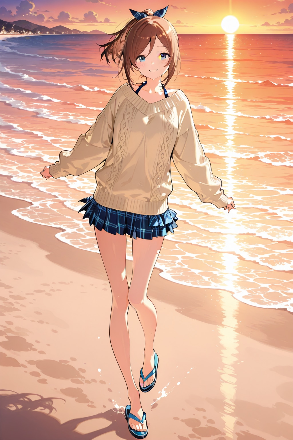 思い出の渚 | の人気AIイラスト・グラビア