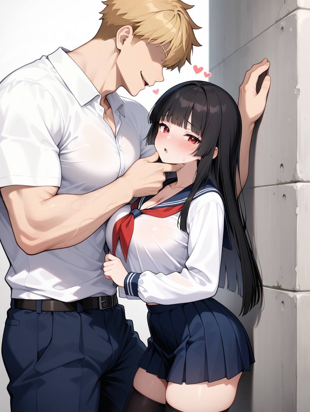 こ、ここではダメです……