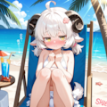 水着は恥ずかしいですぅ～。 7枚目