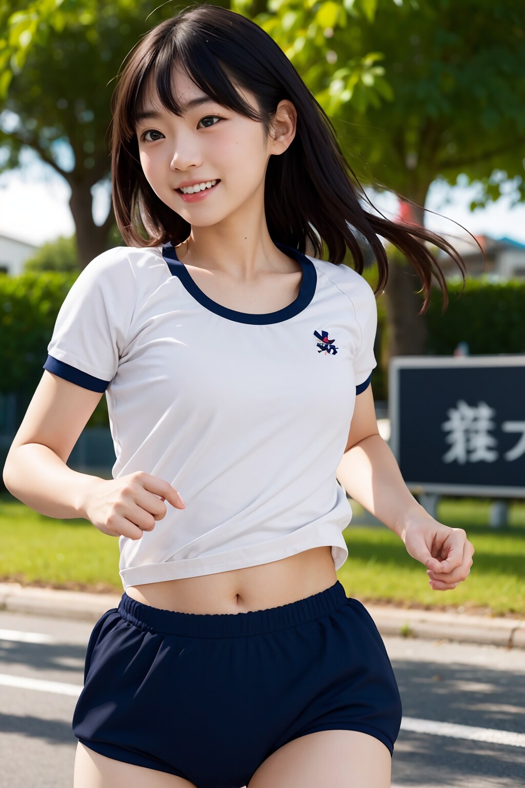 体操着の女の子2