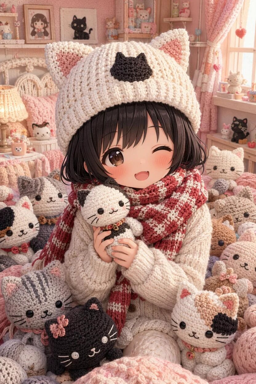毛糸のぬいぐるみ🧶