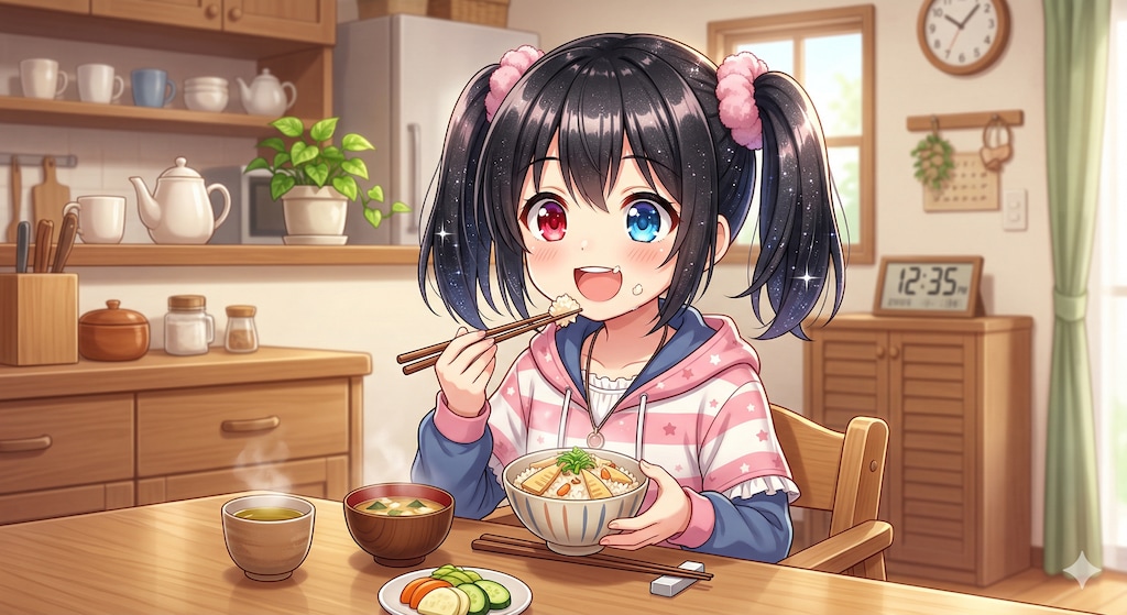 今日のお昼は竹の子ご飯です