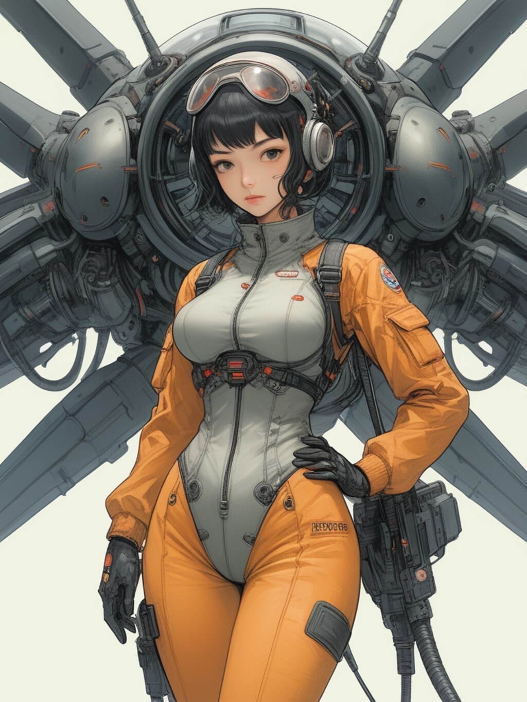 cosmic android girl & power loader