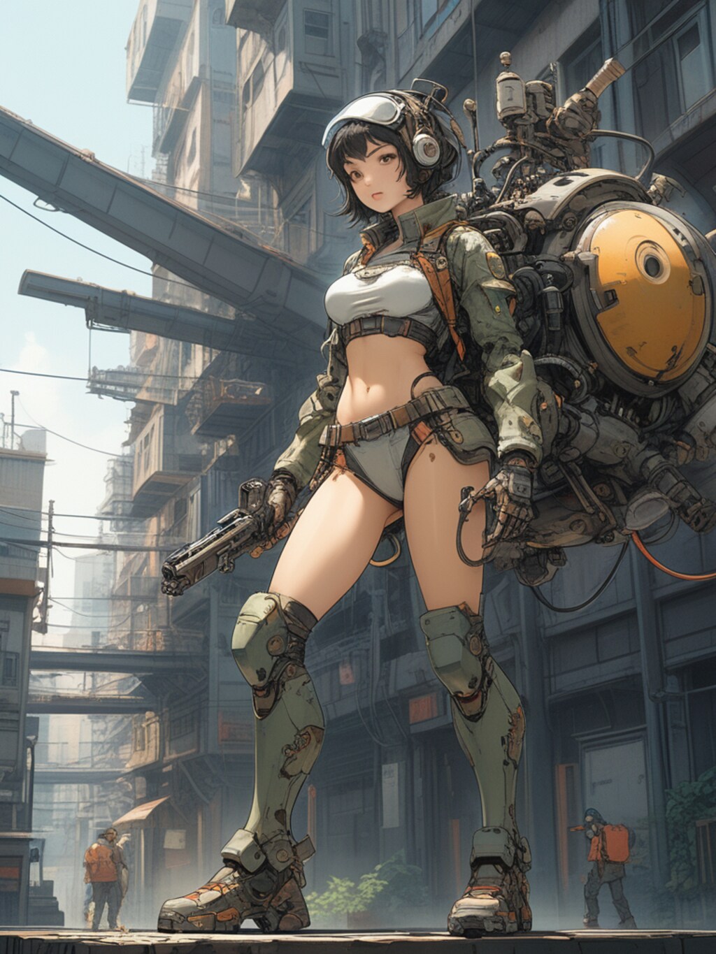 cosmic android girl & power loader