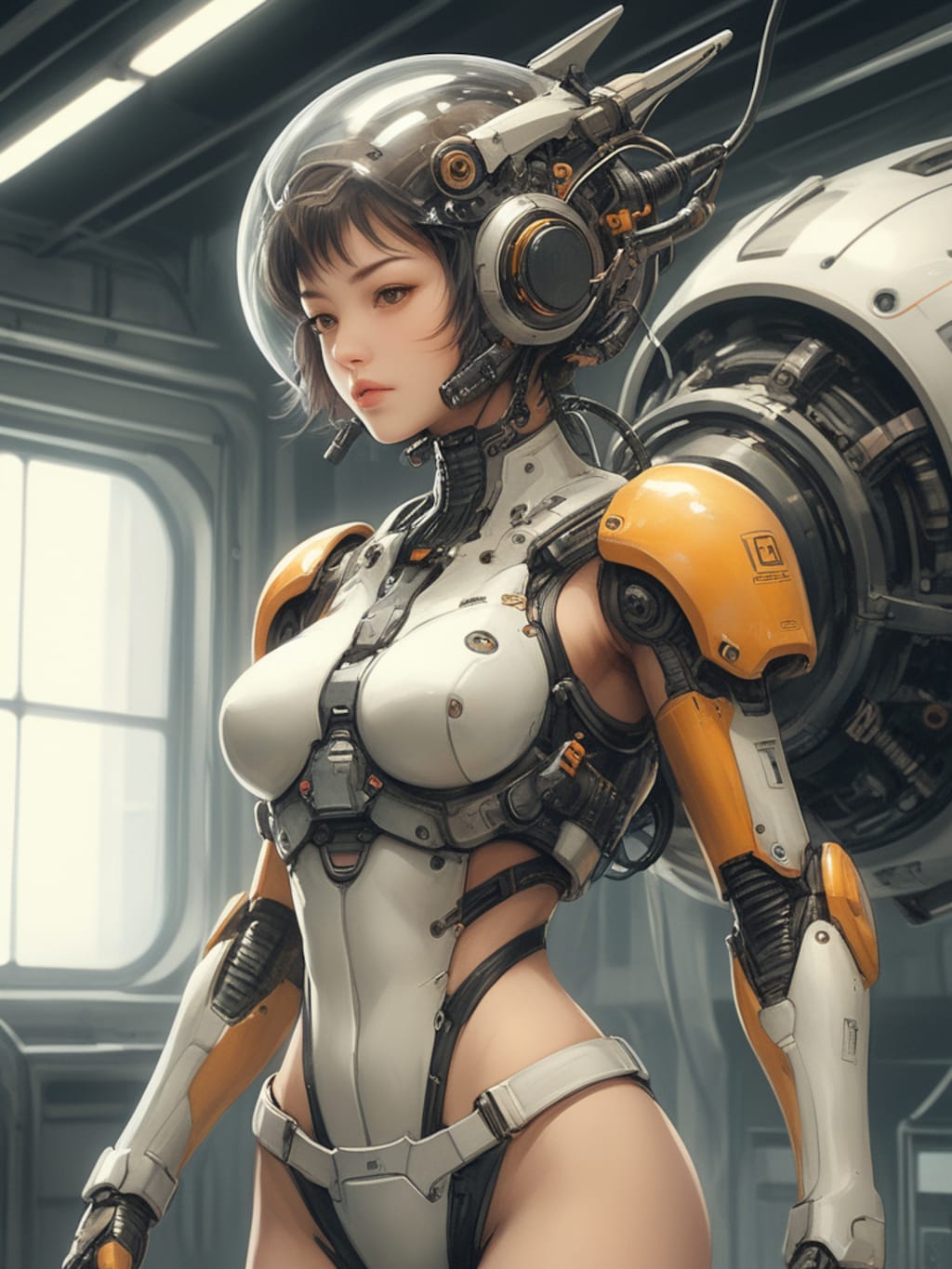 cosmic android girl & power loader