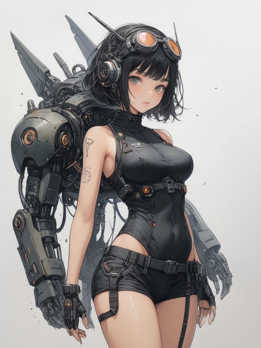 cosmic android girl & power loader