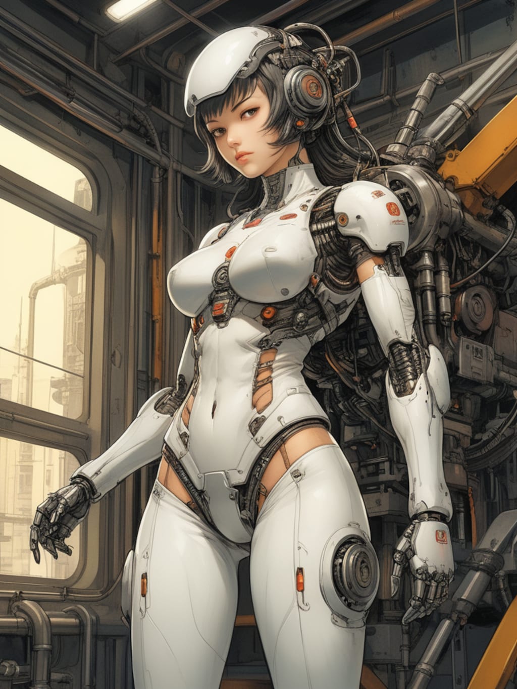 cosmic android girl & power loader