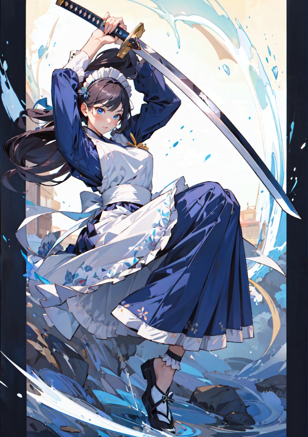 戦うメイドさん