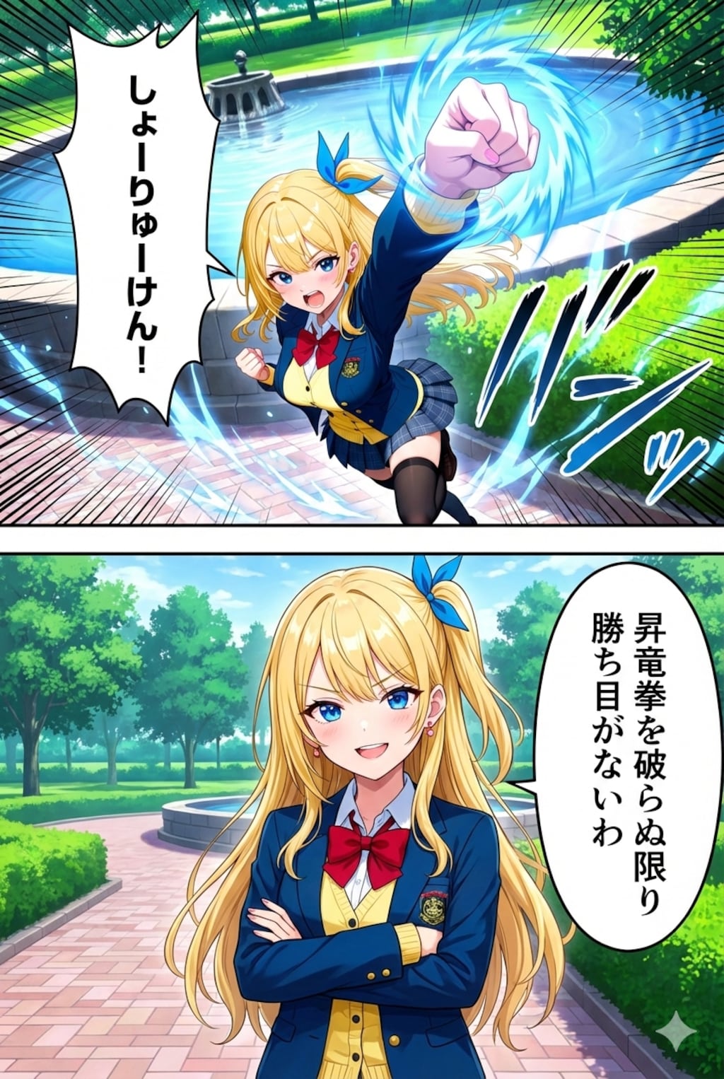 昇竜拳にハマるナミちゃん