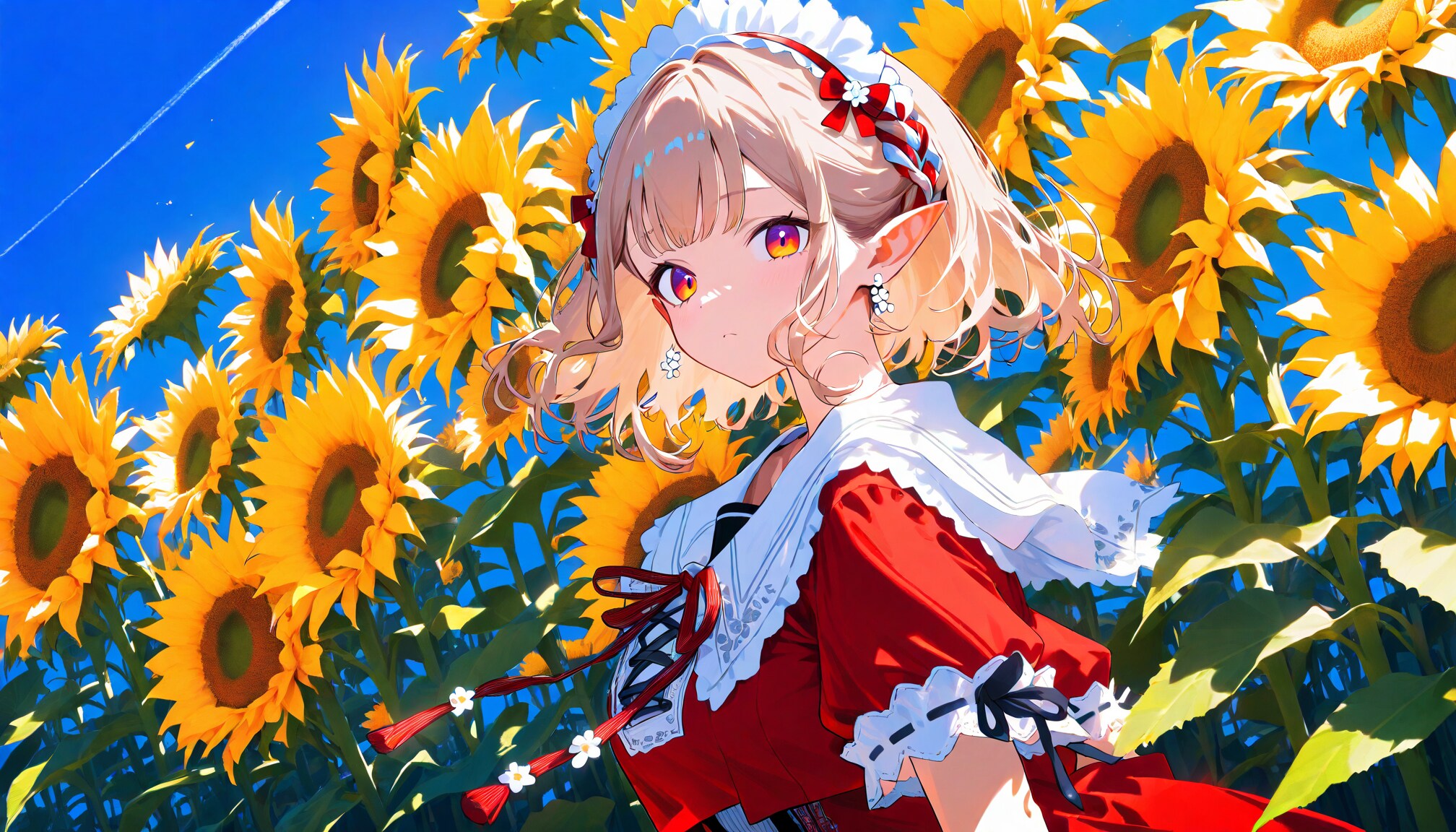 ひまわり畑 - える / にじさんじ | の人気AIイラスト・グラビア