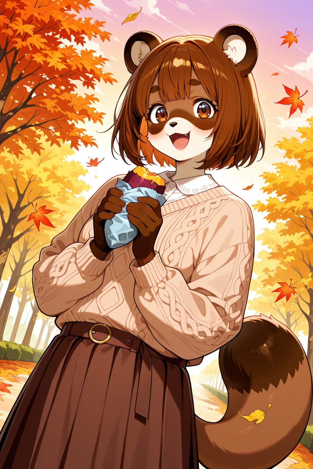 秋のたぬきさん