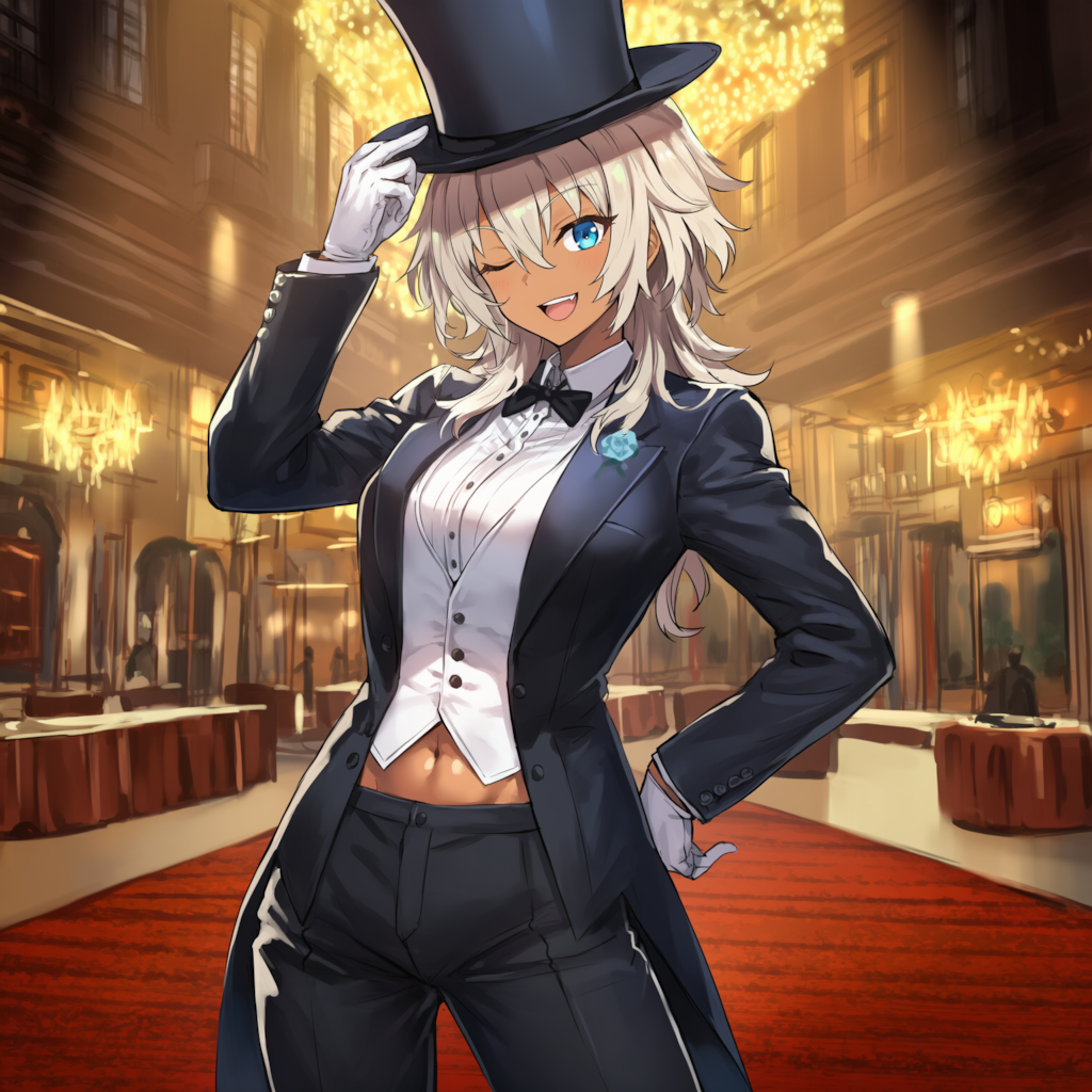 男装演技　私がご案内しましょう