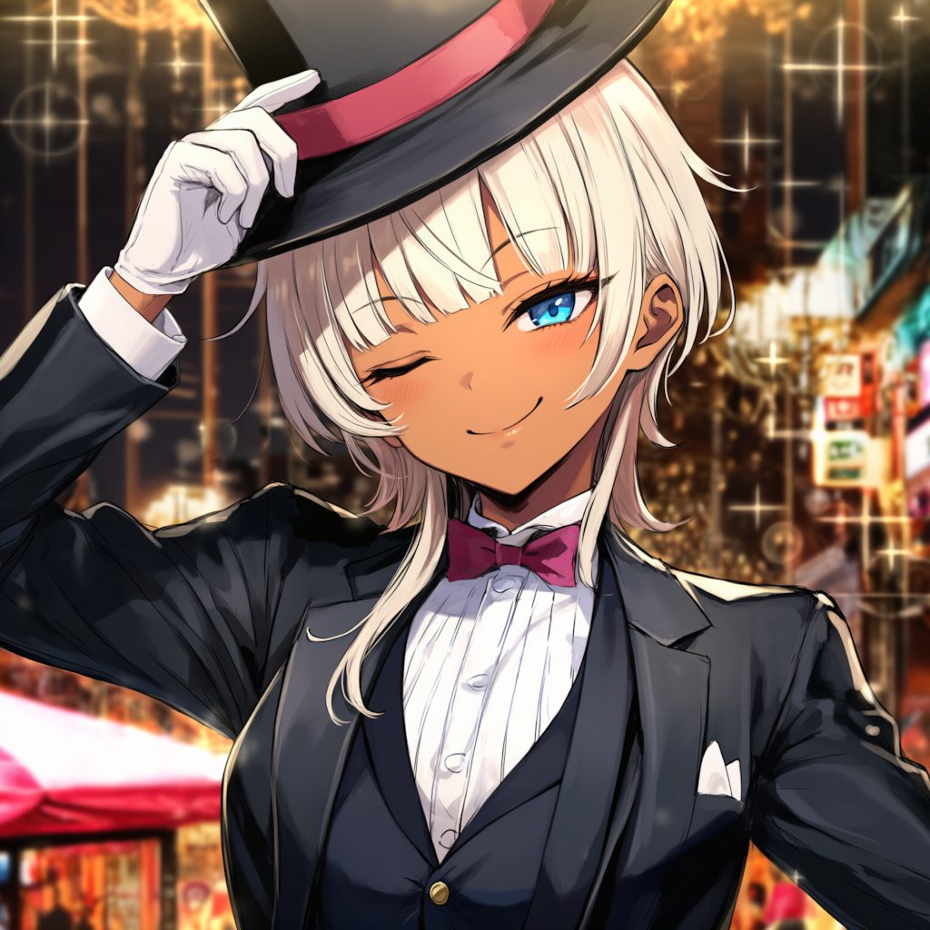 男装演技　私がご案内しましょう