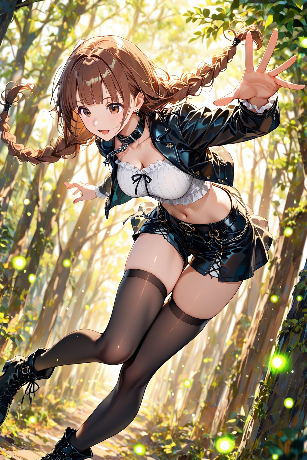 ひょいっと♡　バランス感覚抜群のお姉さん