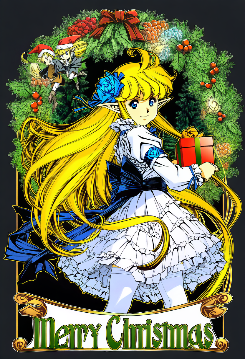 Princess of elven (クリスマス版) | の人気AIイラスト・グラビア