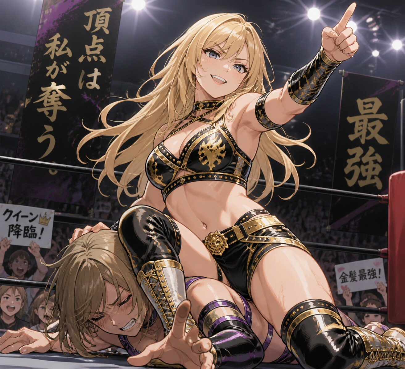 金髪レスラーちゃん