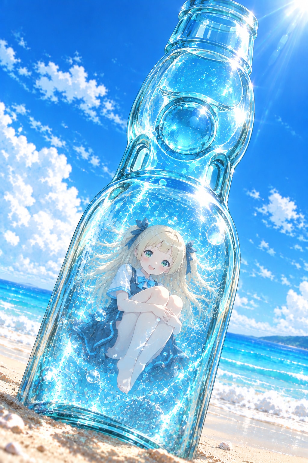 でかラムネ瓶 | の人気AIイラスト・グラビア