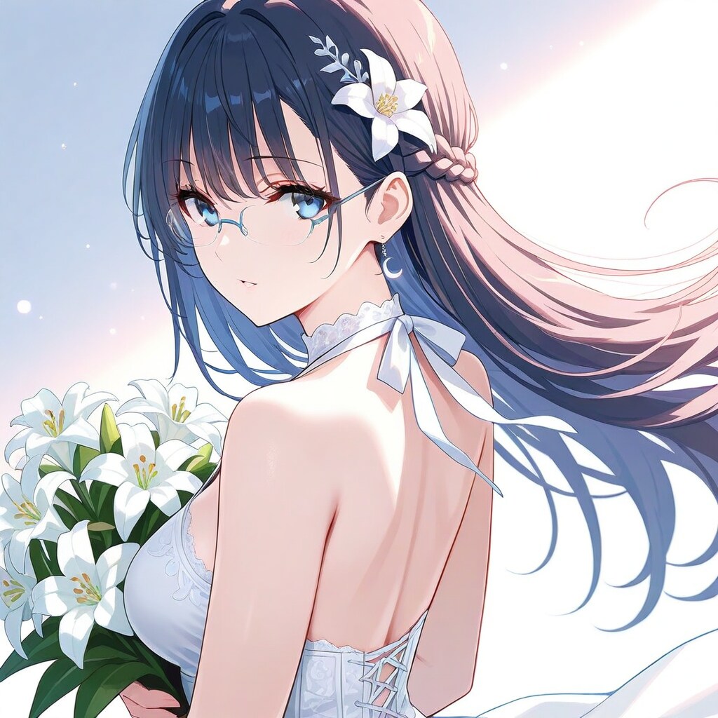 white lily | の人気AIイラスト・グラビア