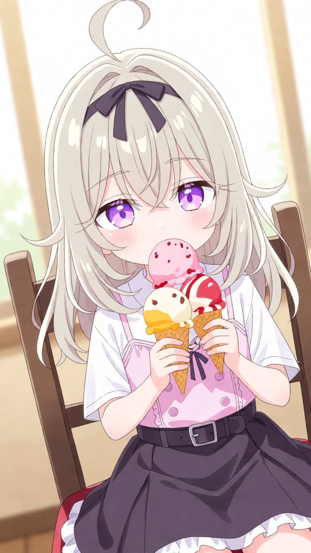 暑いので