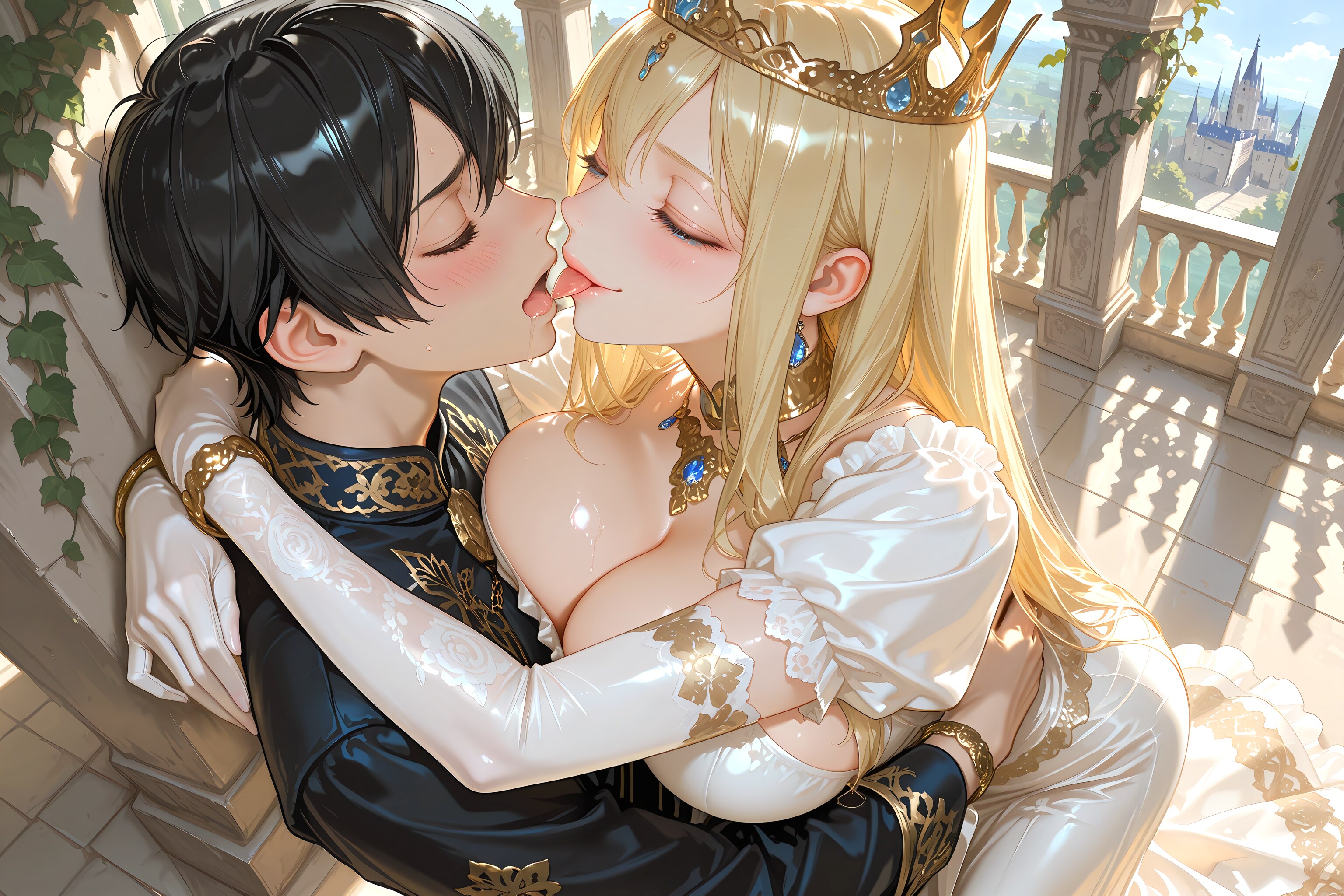 💋壁ドンする王女様💕