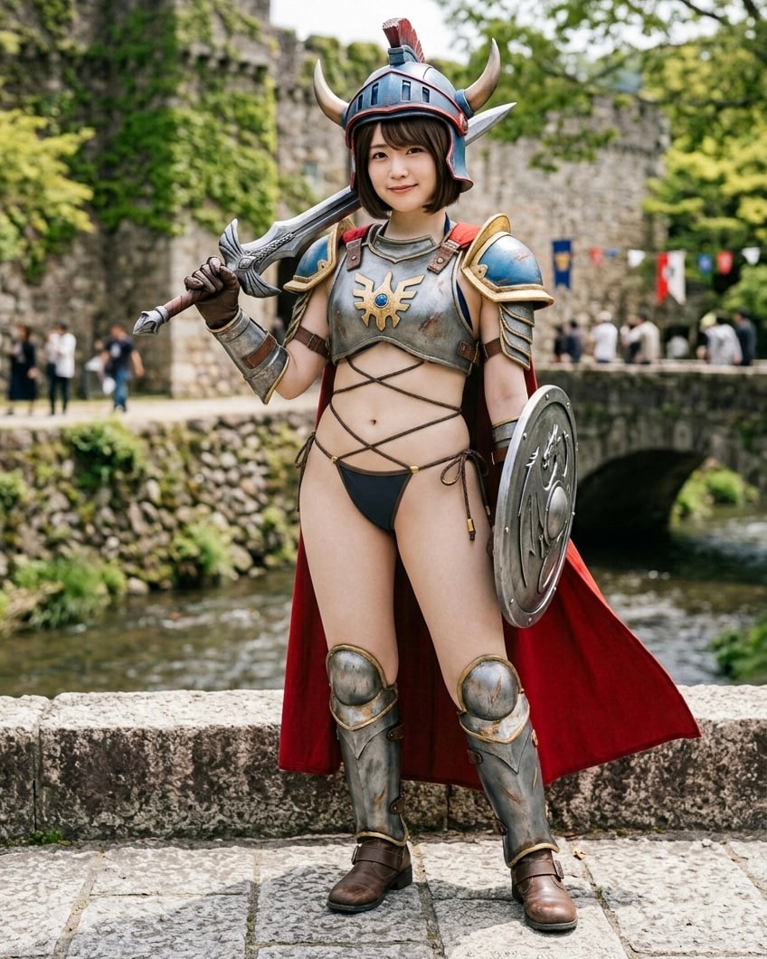 ドラゴンクエスト 女勇者のコスプレ