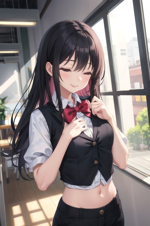 かっこかわいいパフ袖好きのタキシード美少女