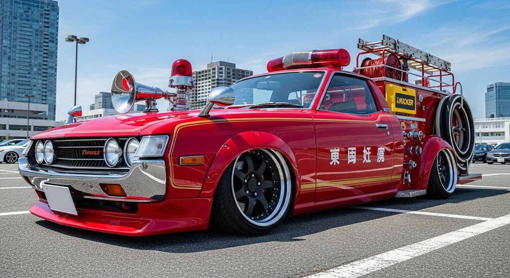 ダルマセリカ消防車のドリ車