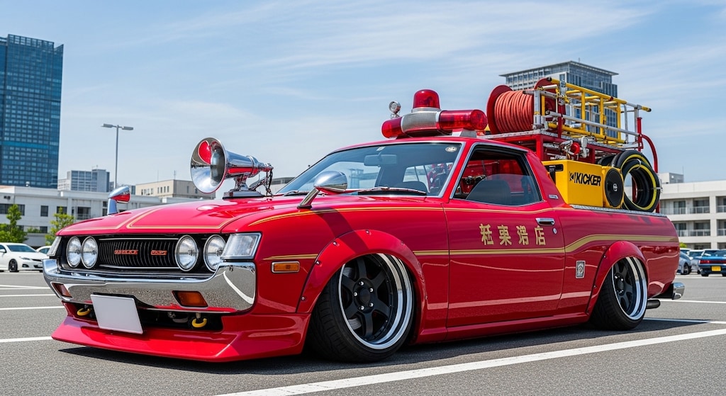 ダルマセリカ消防車のドリ車