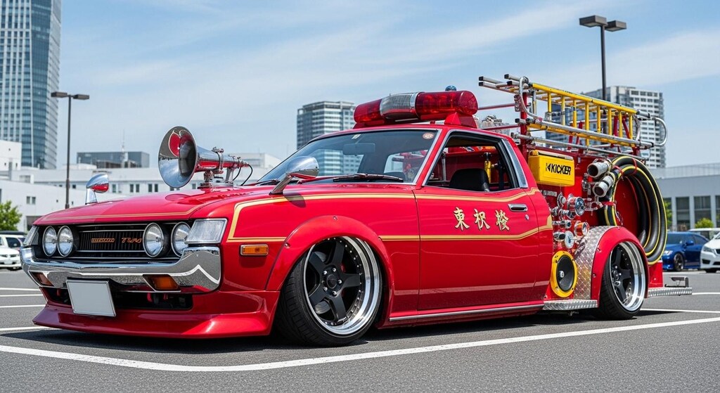 ダルマセリカ消防車のドリ車