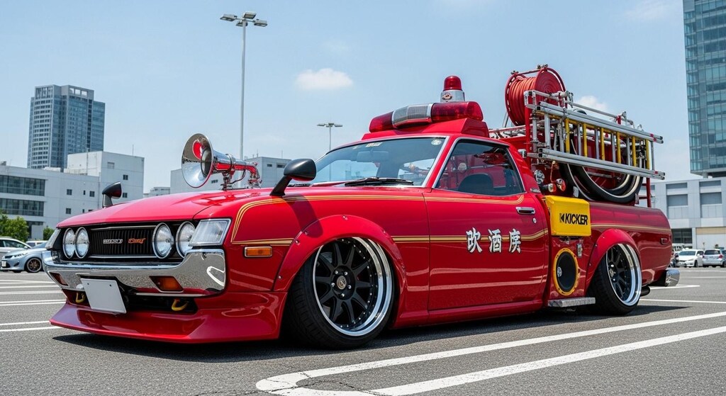 ダルマセリカ消防車のドリ車