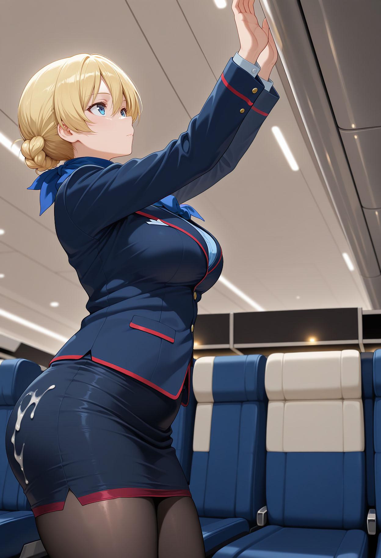 CAさんがエロ過ぎて