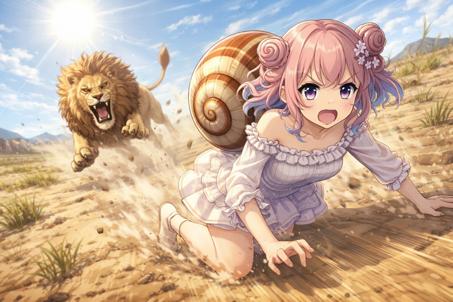 カタツムリの猛ダッシュ