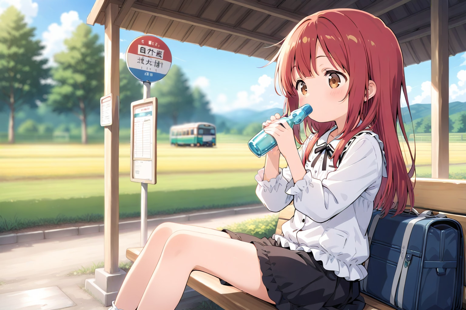 バスまだかな〜