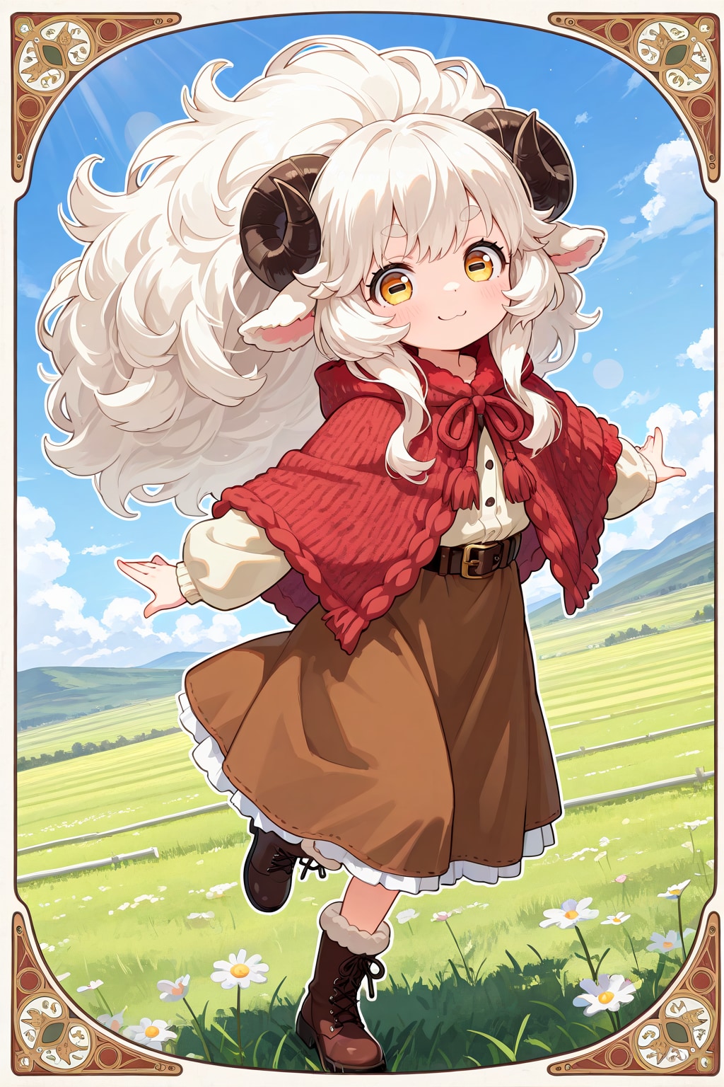 メリノ種の女の子