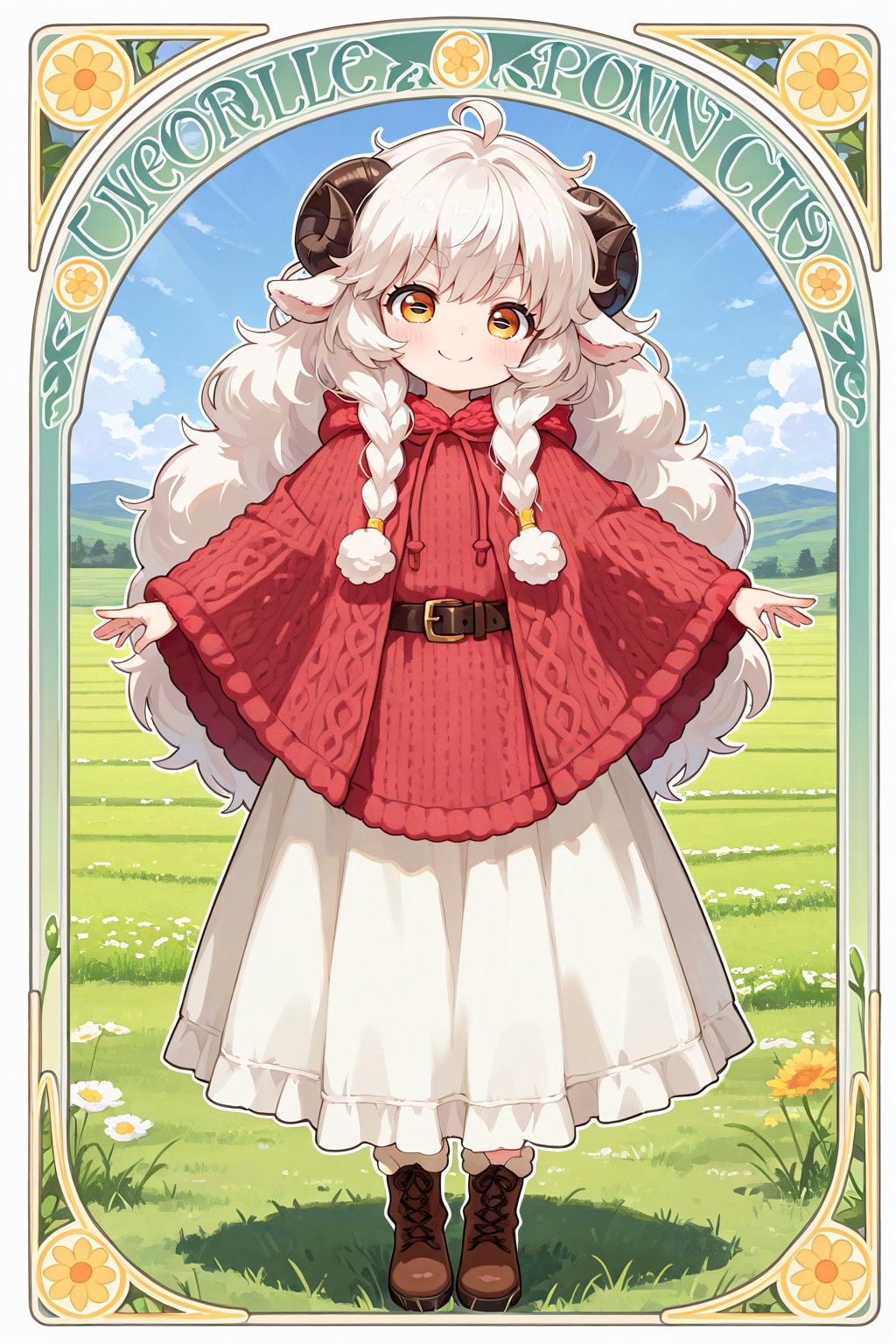 メリノ種の女の子