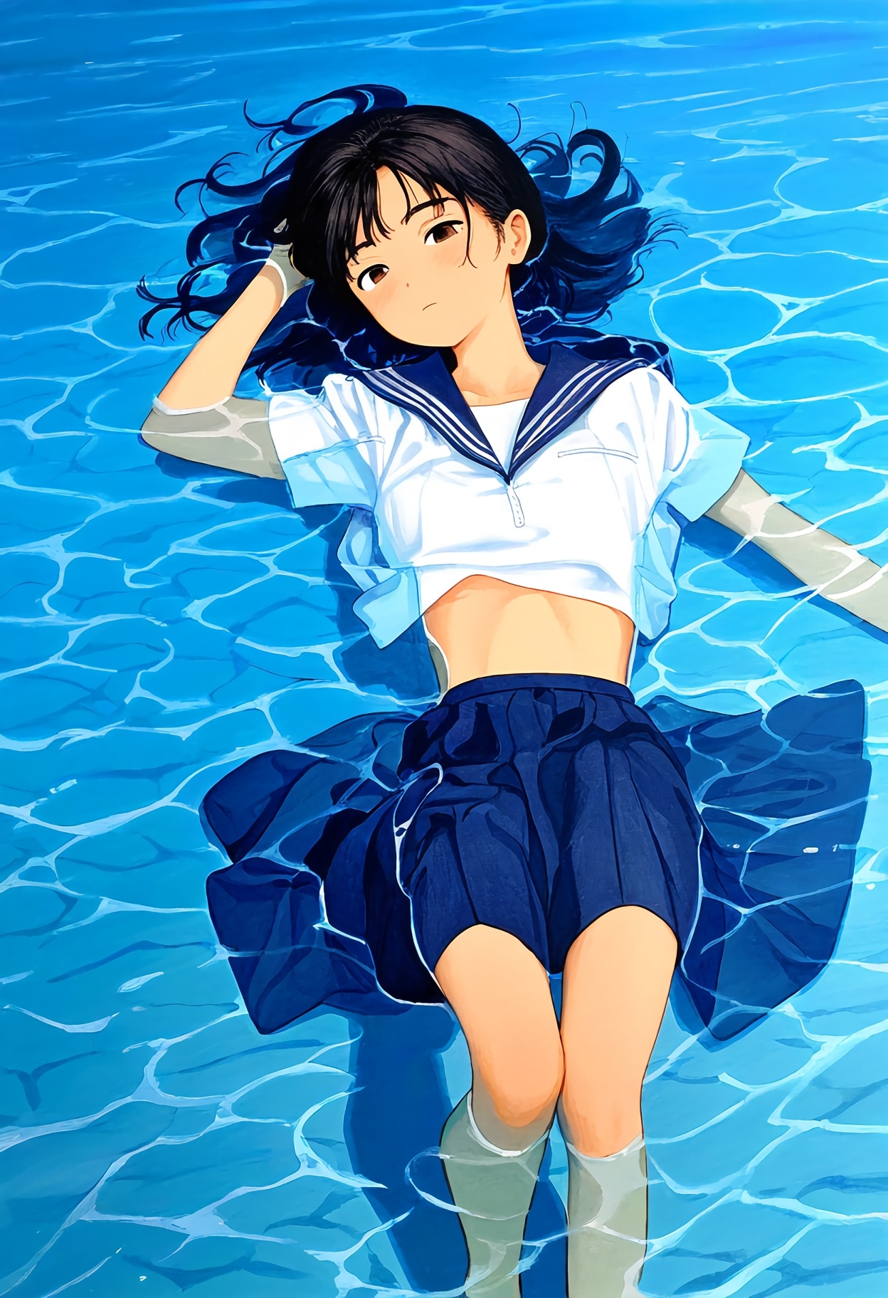 水中浮遊JK