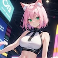 ネオンスタイル猫ちゃん 3枚目