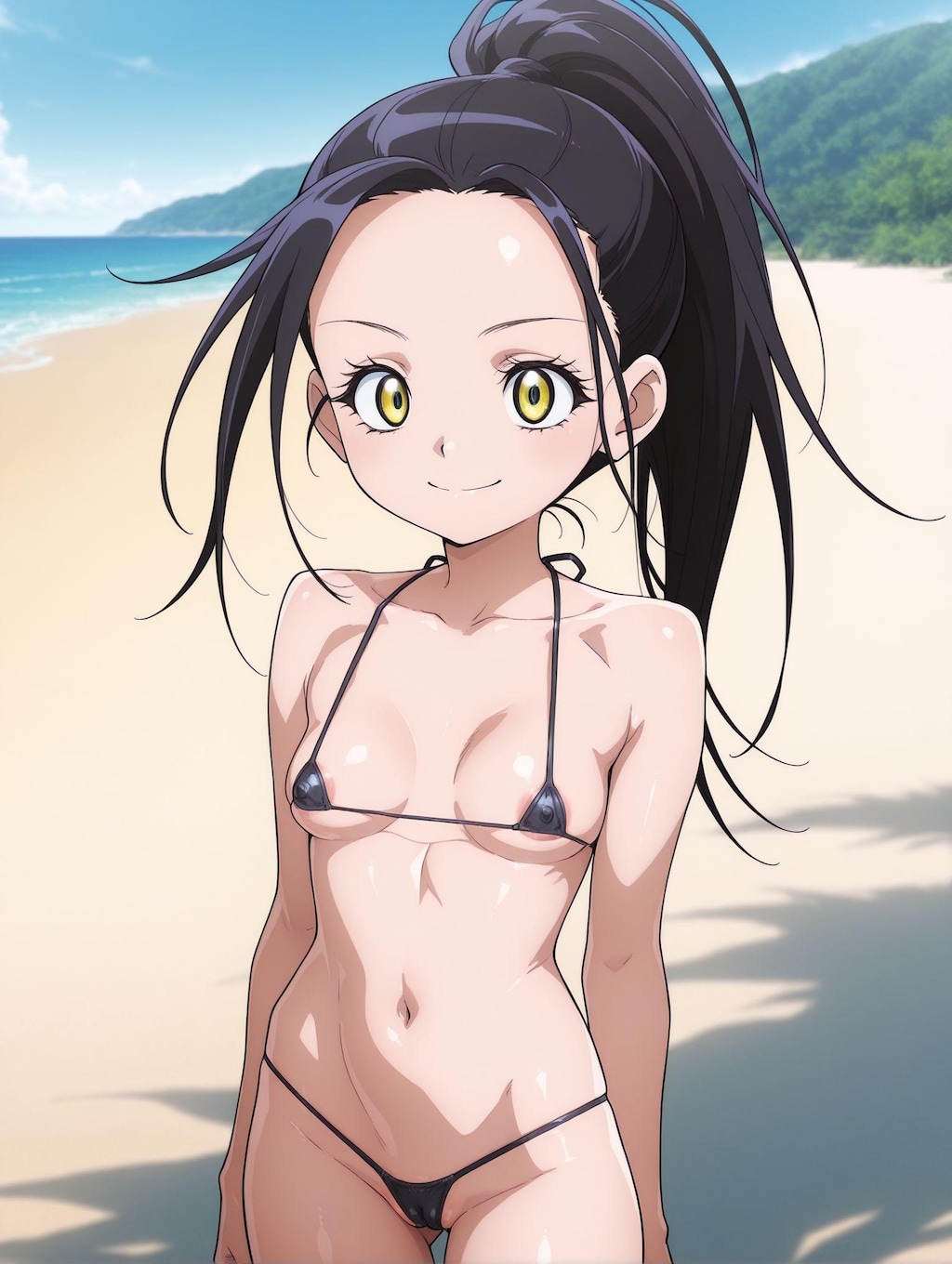 狼嵜光×マイクロビキニ