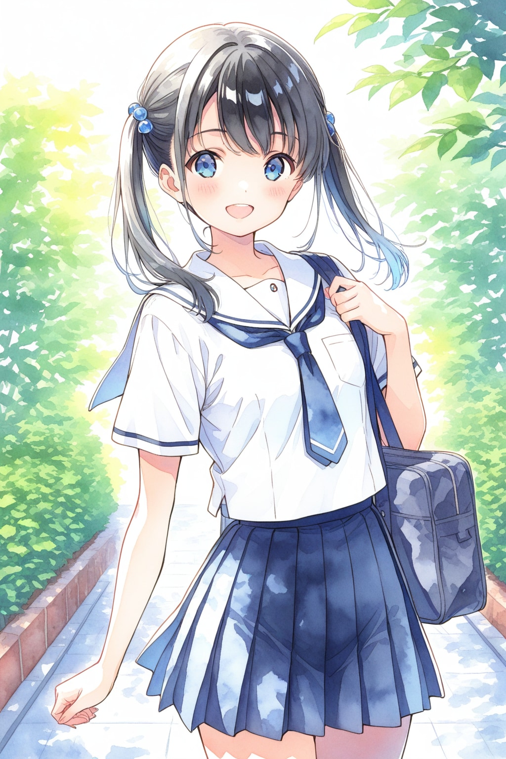 新緑の少女 | の人気AIイラスト・グラビア