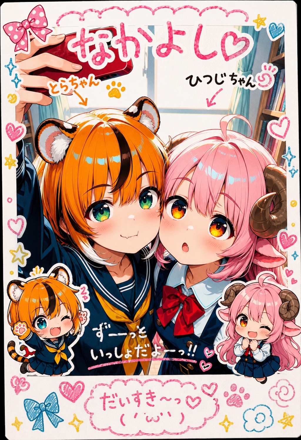デコってもらう