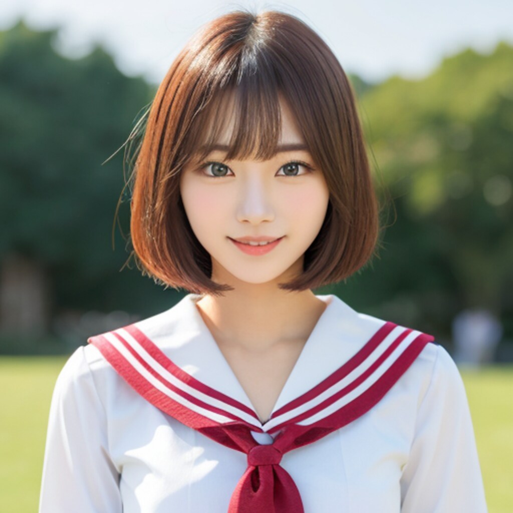 セーラー服女性