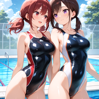 クラスメイトの競泳水着2