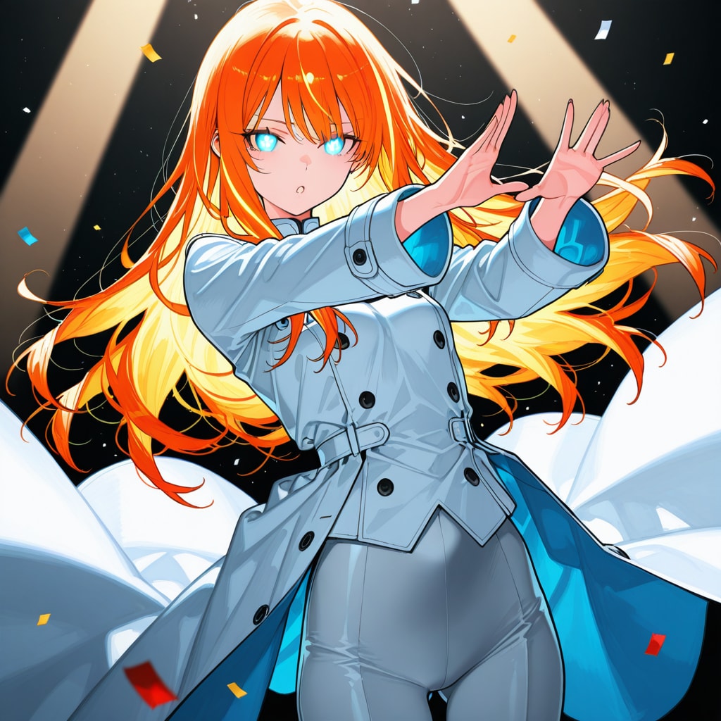 白の勝利ポーズ | の人気AIイラスト・グラビア