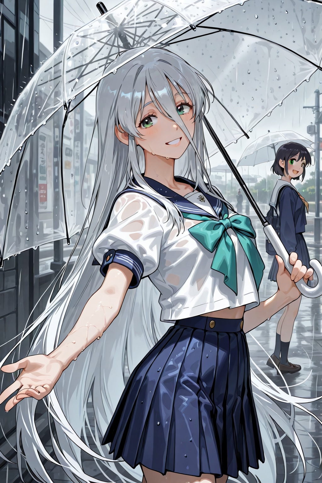 雨の日 | の人気AIイラスト・グラビア