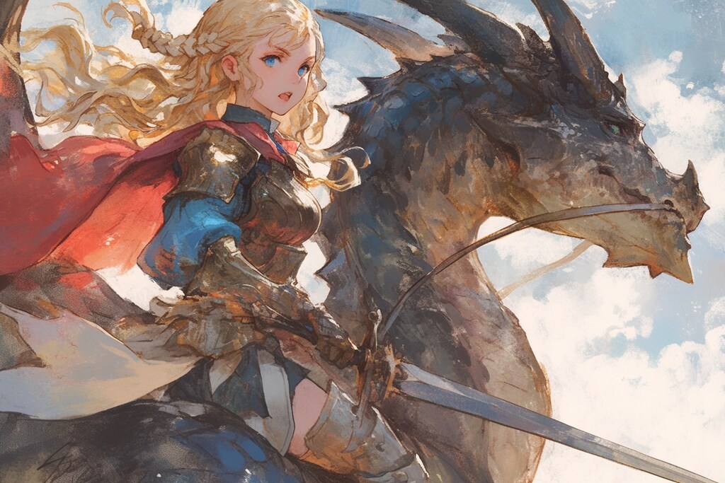 ドラゴンと少女（竜騎士）119